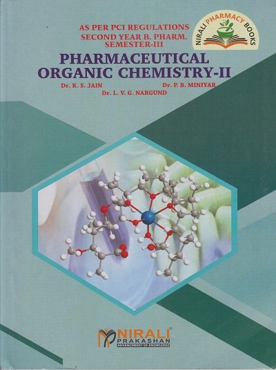 PHARMACEUTICAL ORGANIC CHEMISTRY – 2 SEM III